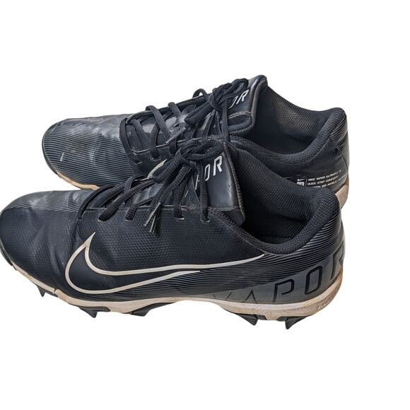 Nike Shoes Fastflex Mens Size 8.5 Black Sports Cleats Traction Turf Vapor - Picture 2 of 14